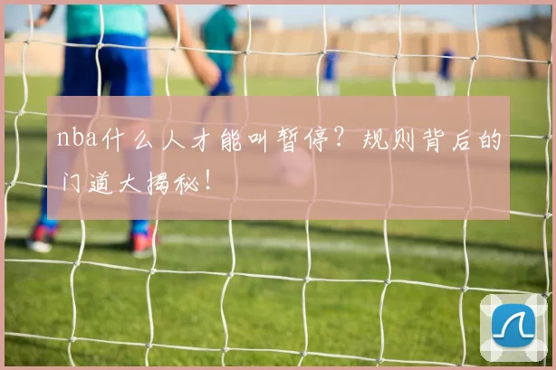 nba什么人才能叫暂停?规则背后的门道大揭秘!